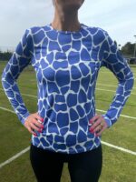 Cornflower Giraffe Women's Base Layer - Image 3